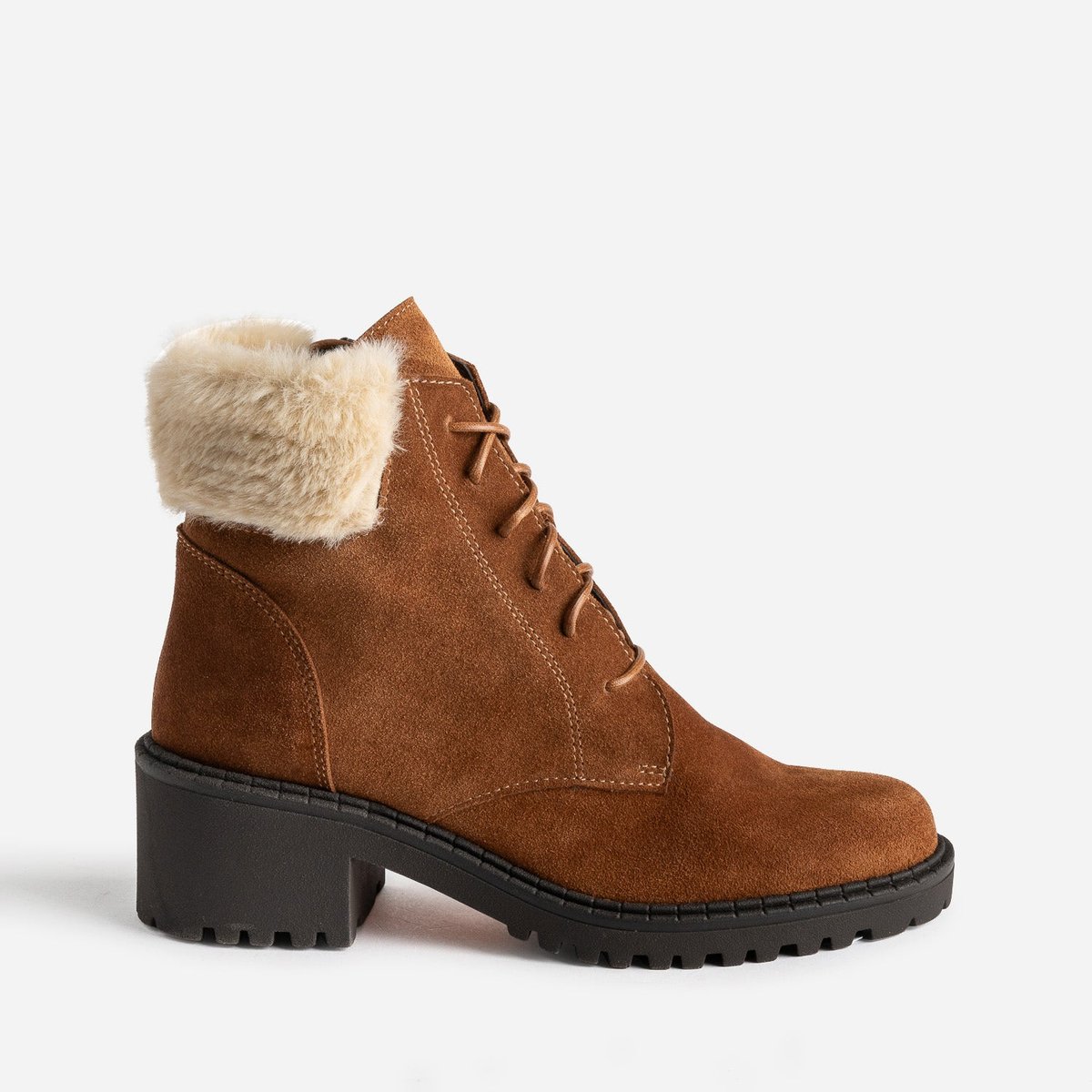 Boots en cuir AUGUSTINE. camel, ERAM