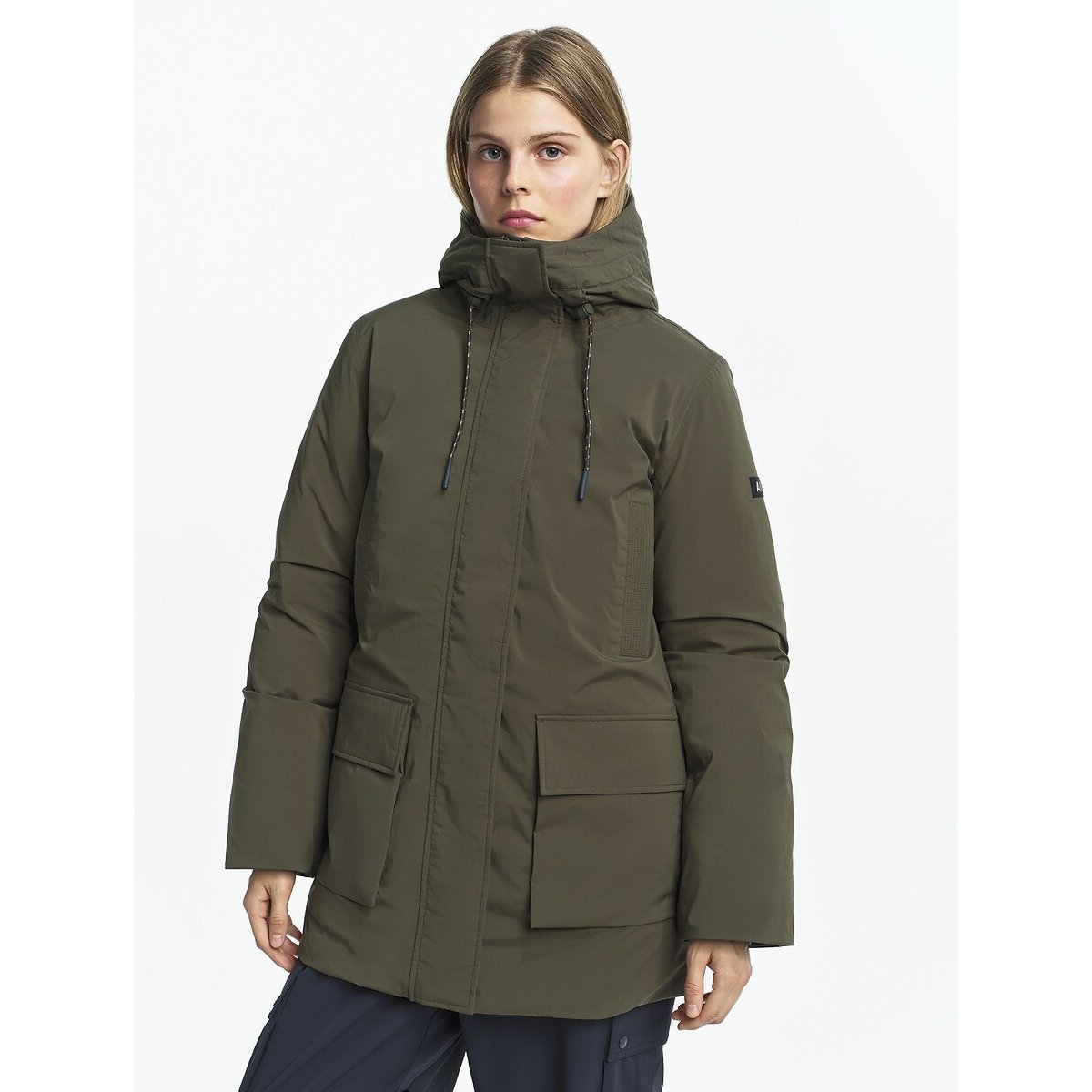 Parka mi-longue très chaude MTD® kaki, AIGLE