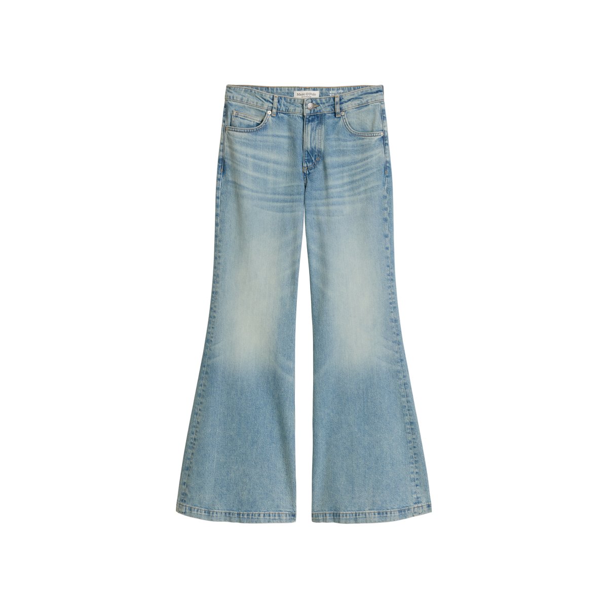 Jeans modèle Caya flared avec CIRCULOSE bleu clair, MARC O'POLO