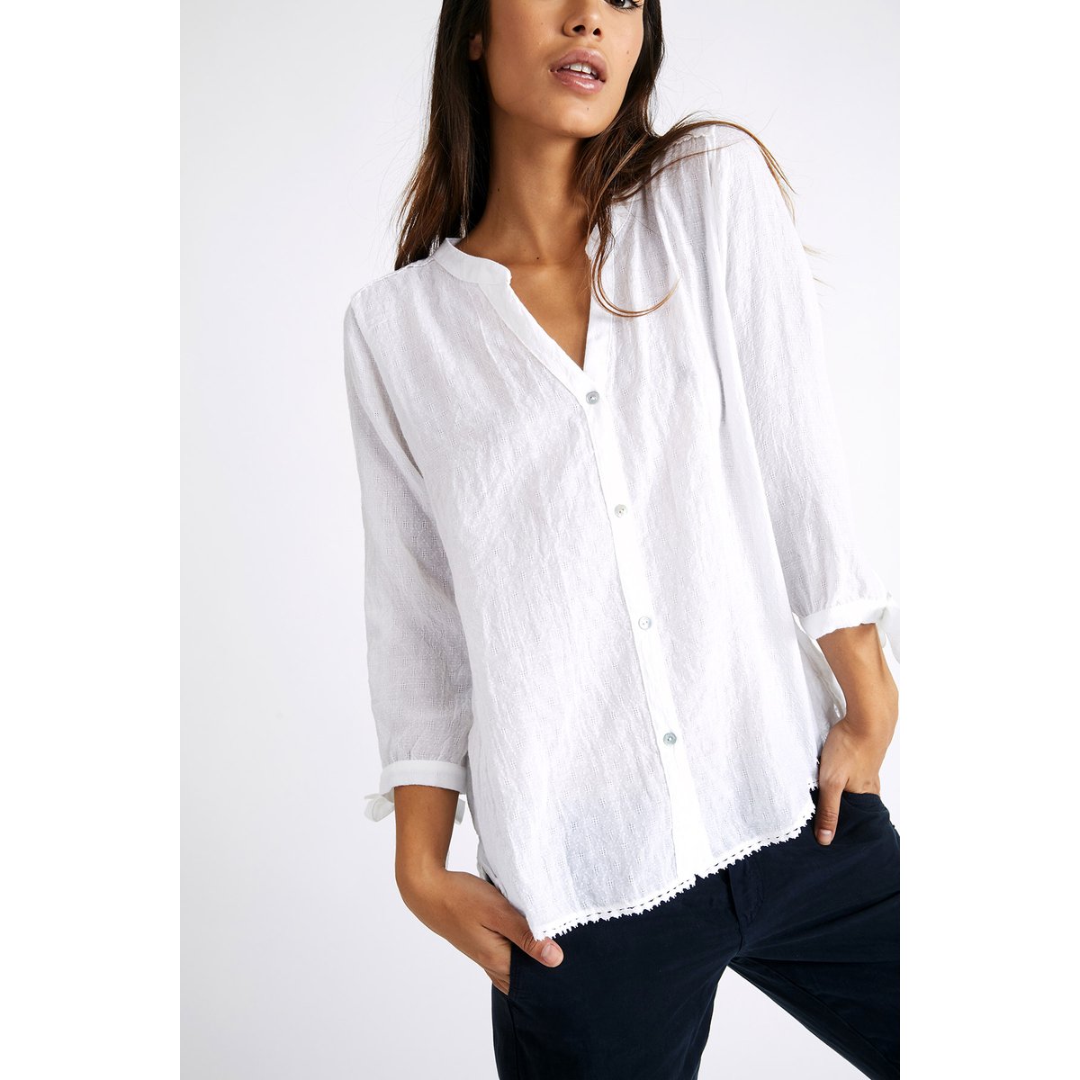 Chemise Helios - SCYLLA blanc, BANANA MOON
