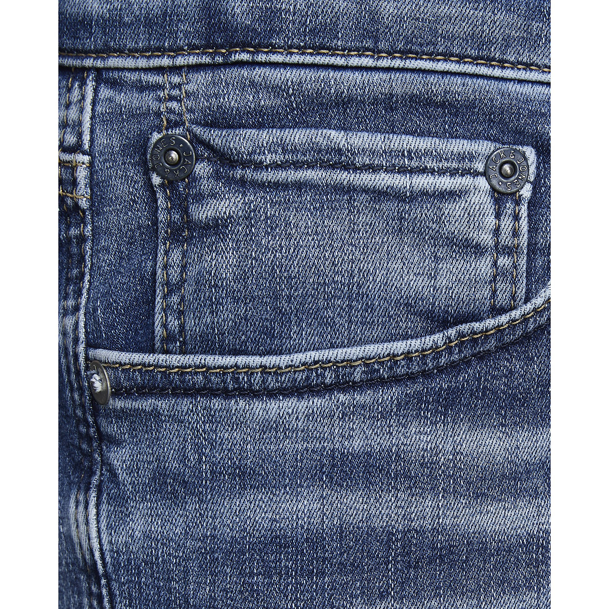 Jean slim stretch Glenn bleu clair, JACK & JONES