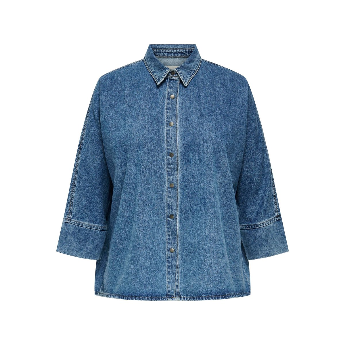 Chemise En Denim medium blue denim, ONLY CARMAKOMA