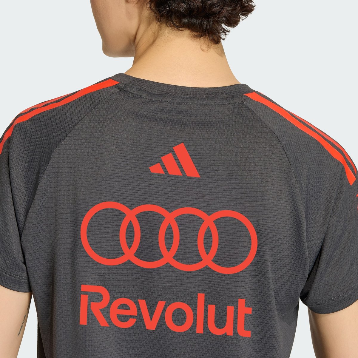 Maillot Manches Courtes Mécanicien Audi Revolut F1 Team Maillot Manches Courtes Mécanicien Audi Revolut F1 Team utility black / hi-res red, adidas Performance