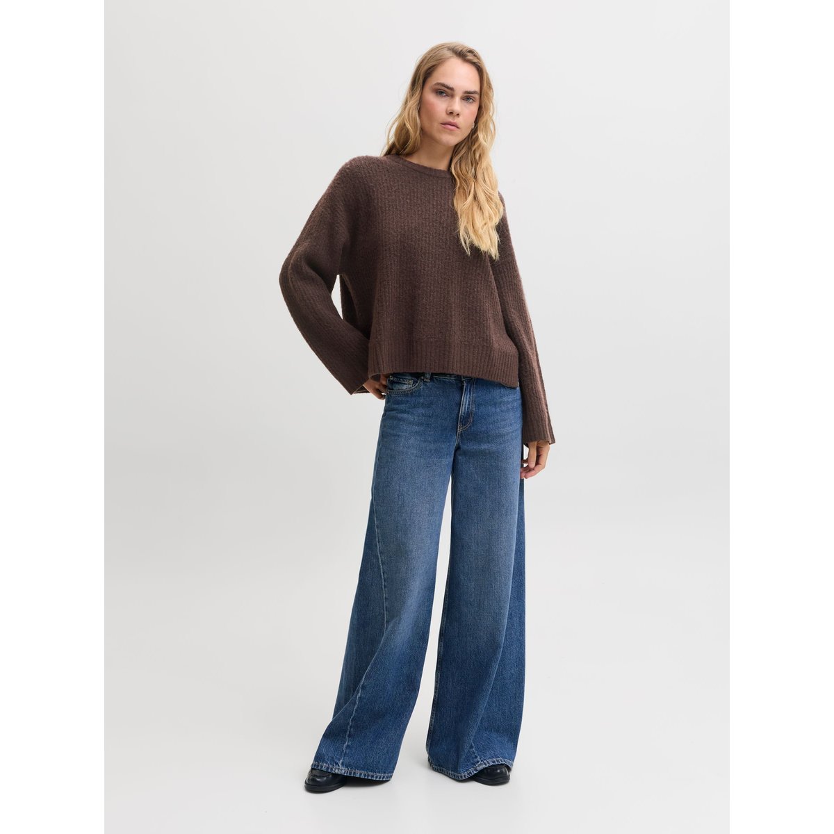 Pull En Maille seal brown 1, JJXX