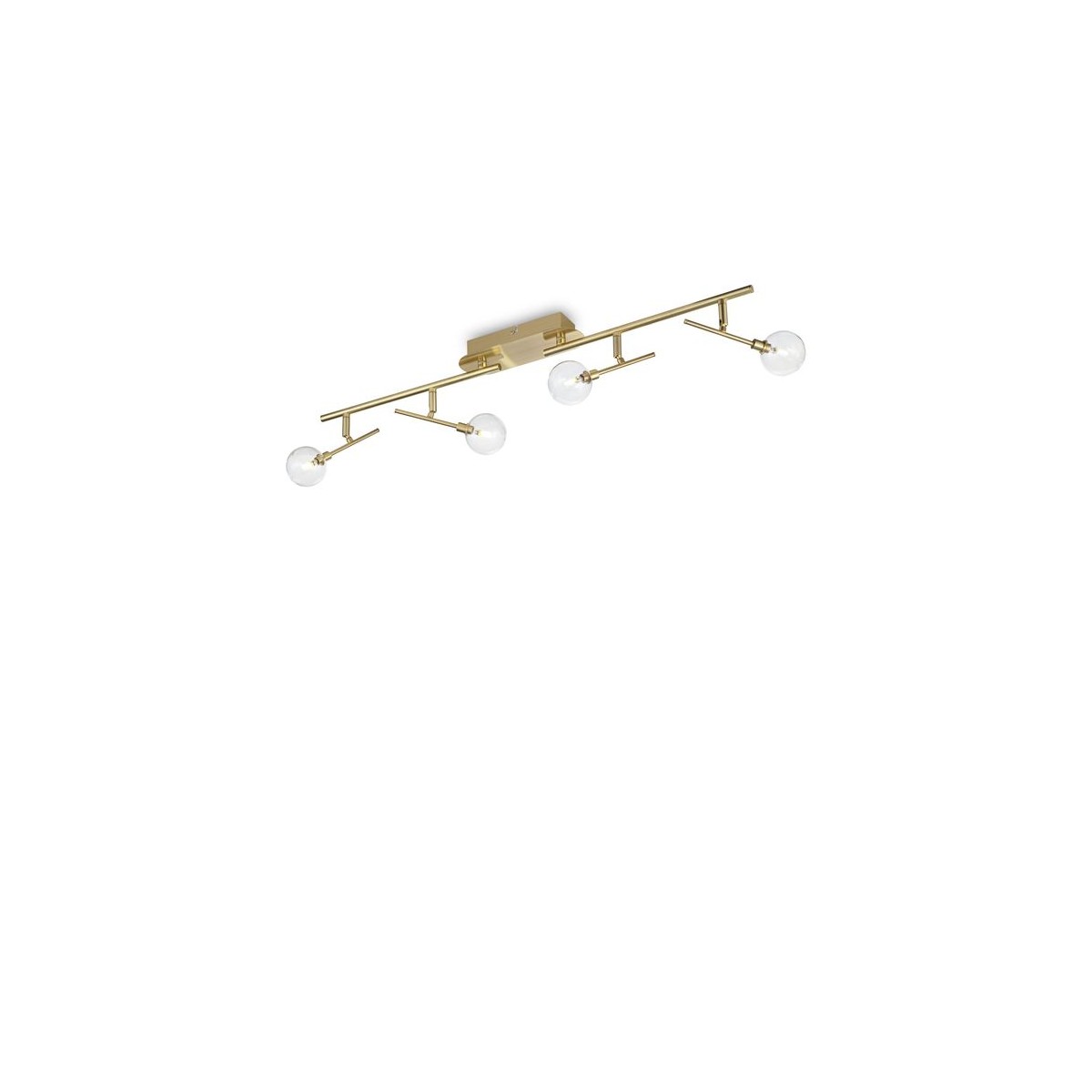 Plafonnier    MARACAS laiton antique, IDEAL LUX