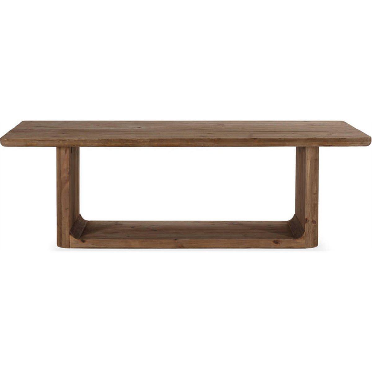 Table à manger en pin recyclé naturel vieilli, RECOLLECTION