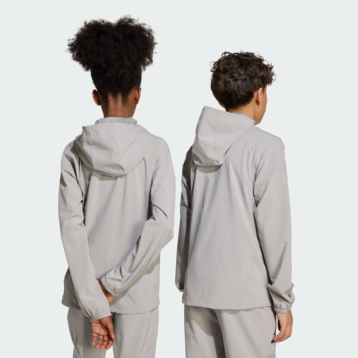 Veste De Voyage Tiro 25 Competition Vis Tech Enfants Veste De Voyage Tiro 25 Competition Vis Tech Enfants team mid grey, adidas Performance