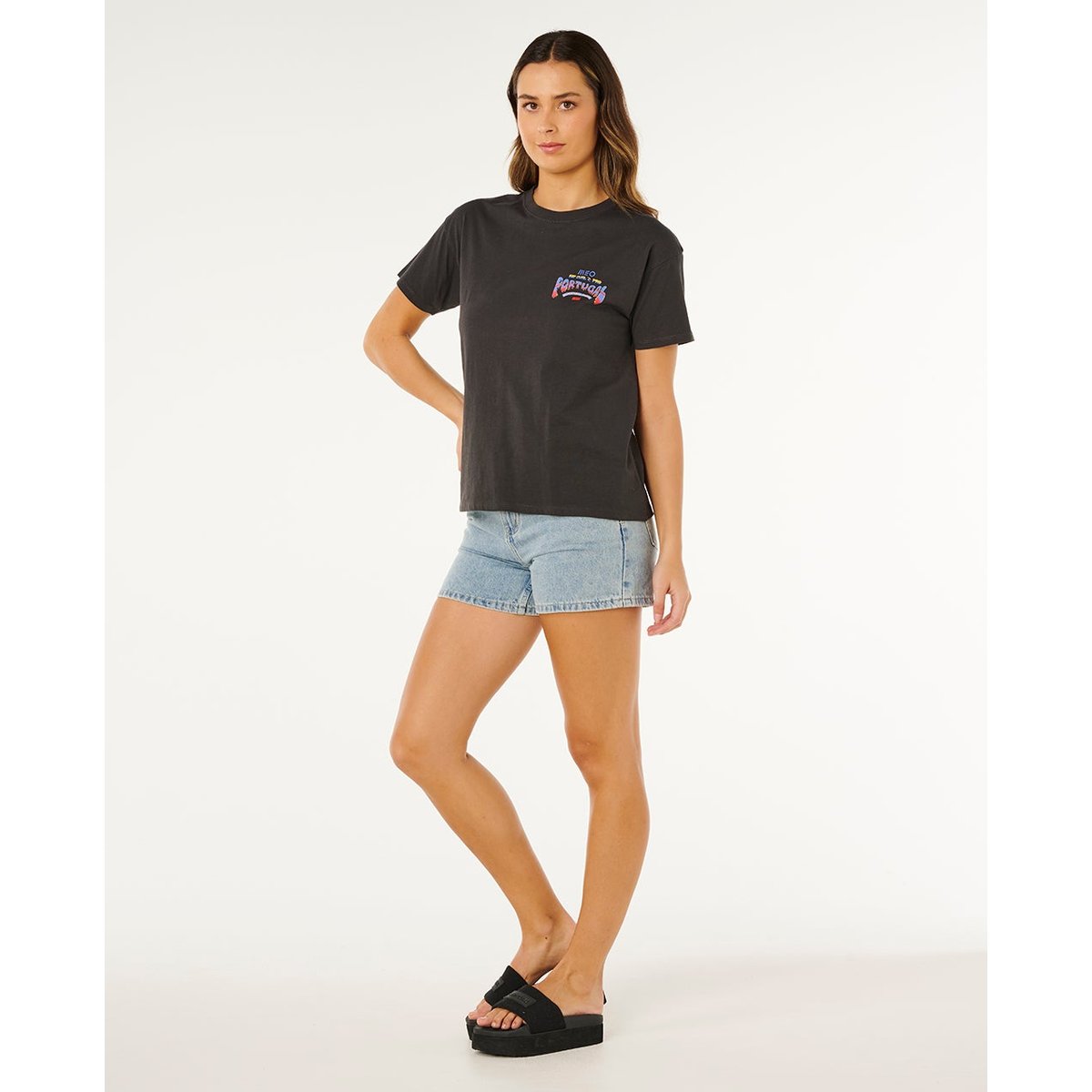 T-shirt PRO PENICHE 2026 washed black, RIP CURL