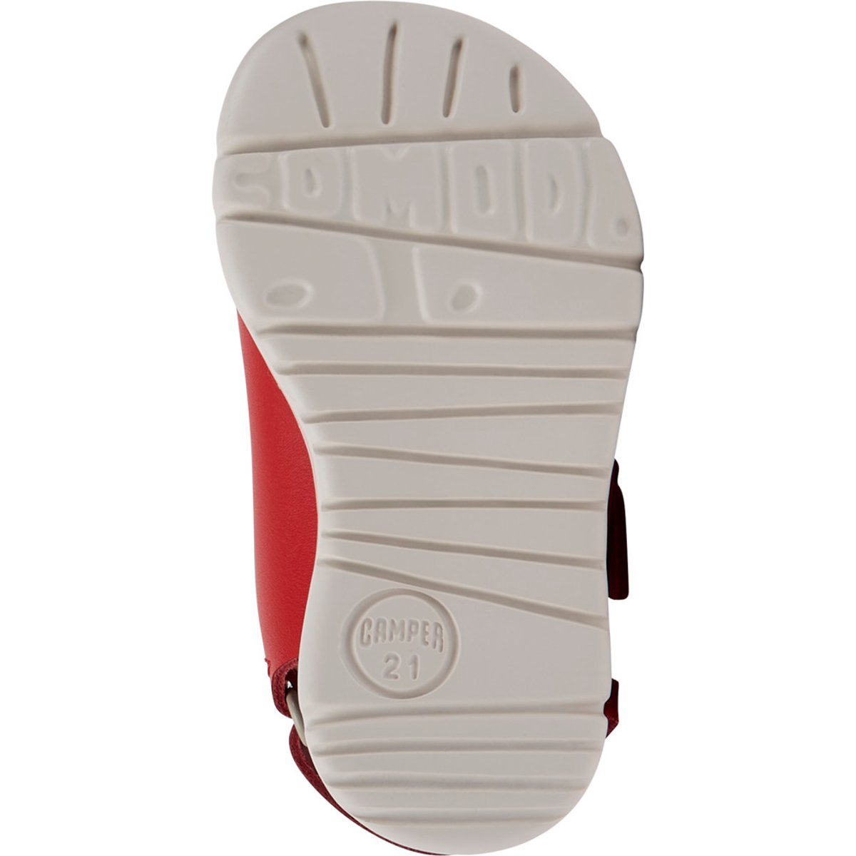 Sandales Cuir Oruga rouge, CAMPER