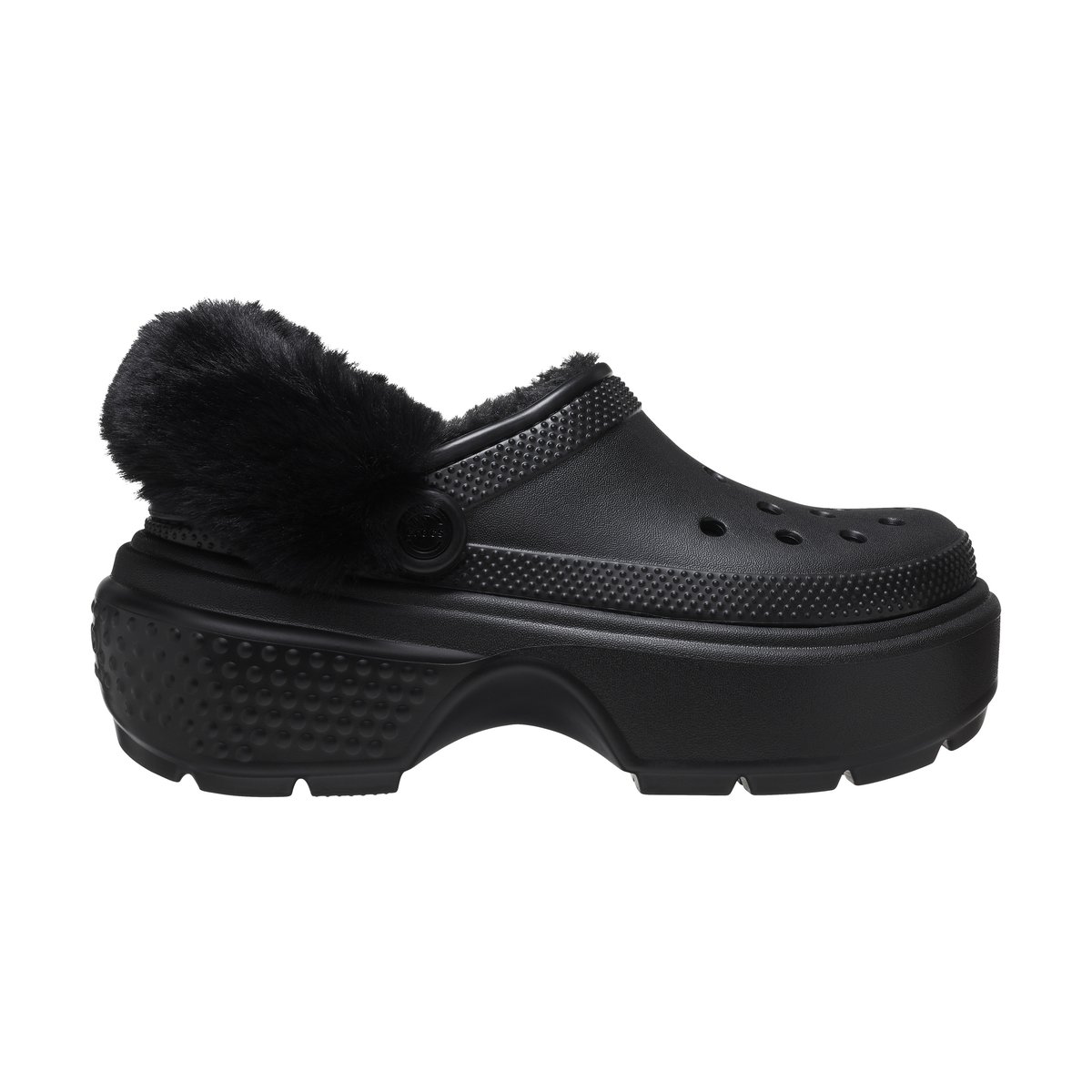 Sabots à Enfiler Stomp Lined Clog noir, CROCS