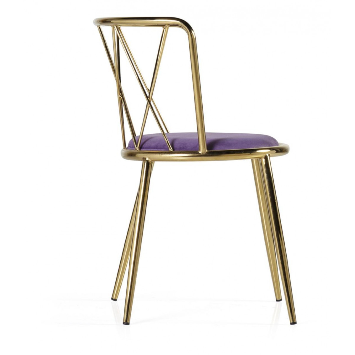 Chaise violet, DECORATION D’AUTREFOIS
