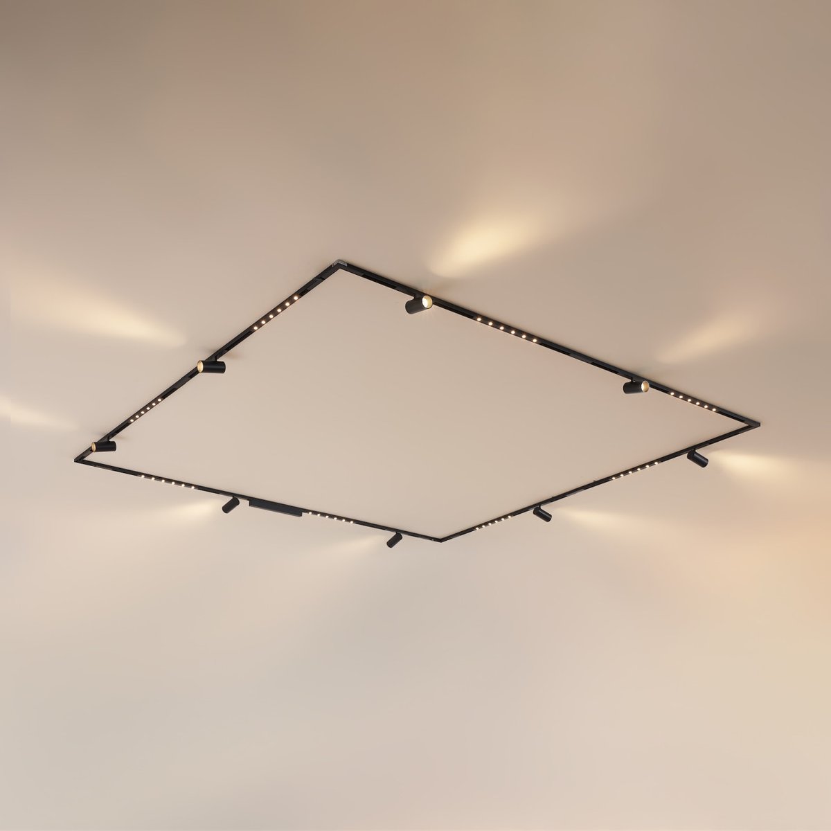 Grand kit rail magnétique 88W - LYNE noir, KOSILUM