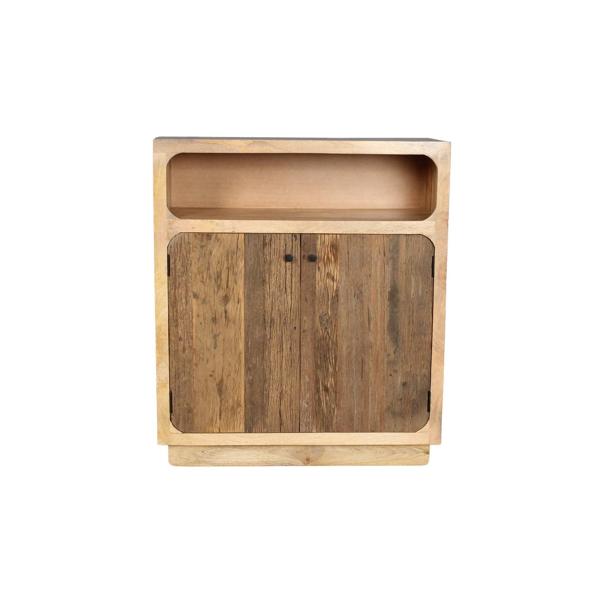 Buffet haut en bois de manguier et bois recyclé BARRY bois clair, MADE IN MEUBLES