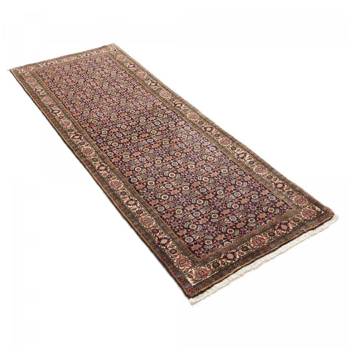Tapis d'orient aux motifs orientaux, noué main, BIDJAR 5 vert, rose, bleu, UN AMOUR DE TAPIS