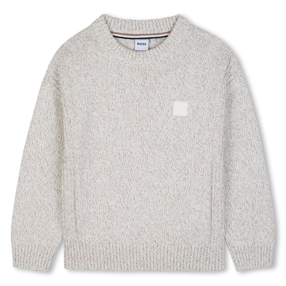 Pull tricot ivory, BOSS KIDSWEAR
