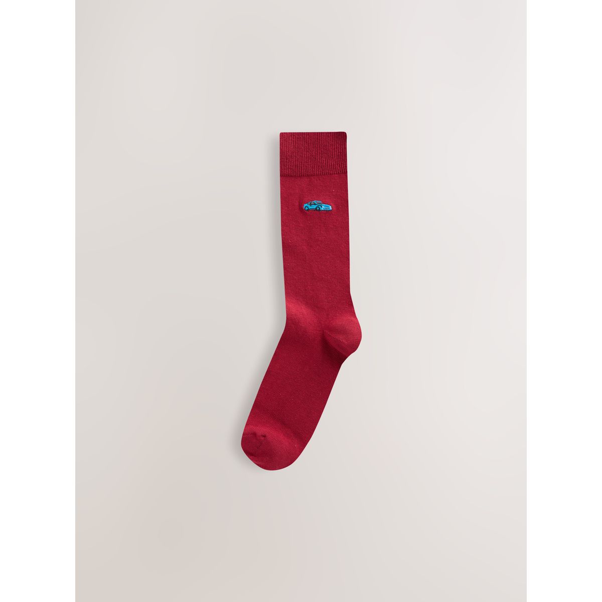 Chaussettes brodées fun, 5 paires voiture bleue/verte/rouge, NEXT
