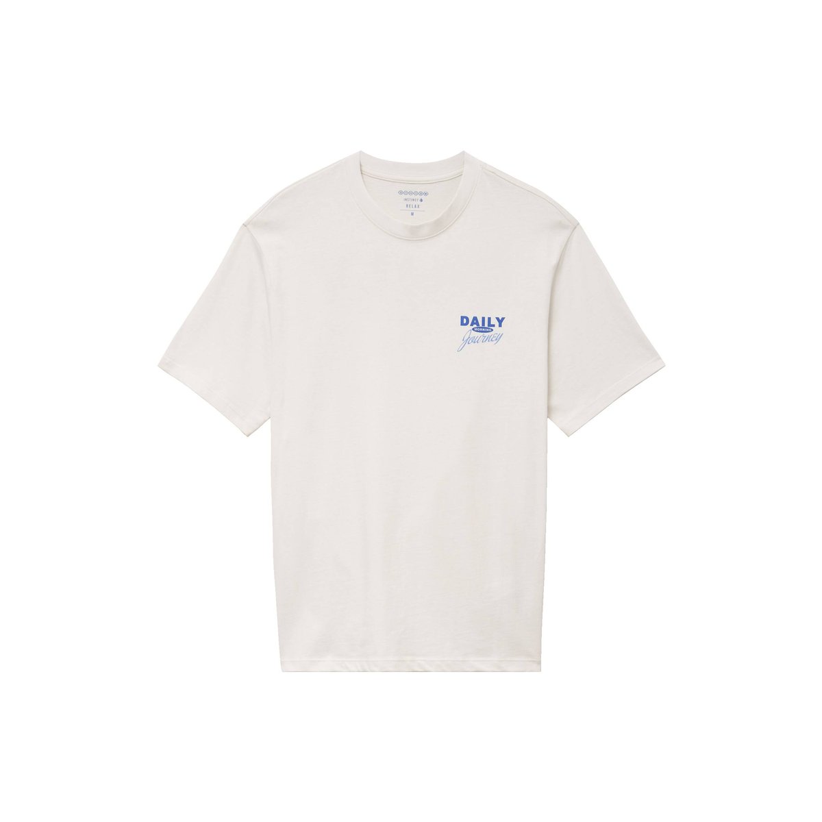 T-shirt en coton gris clair, BONOBO