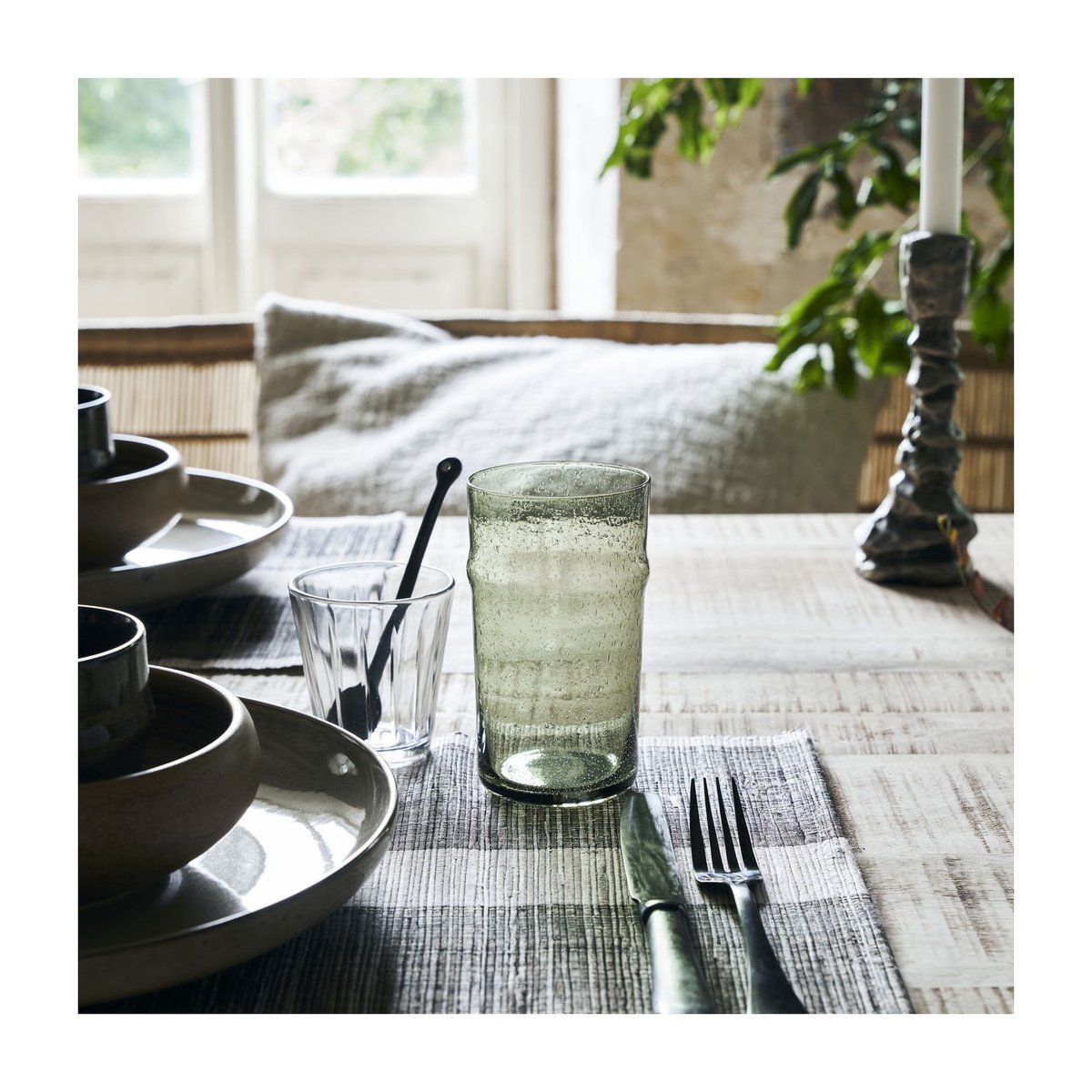 Verre Rain lot de 2 47cl vert, HOUSE DOCTOR
