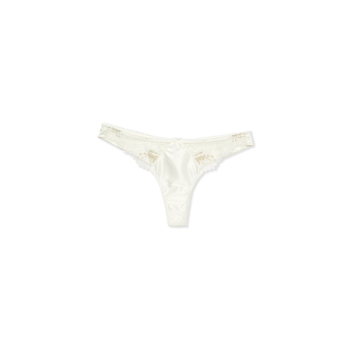 Tanga en broderie FAVEUR ecru, ETAM