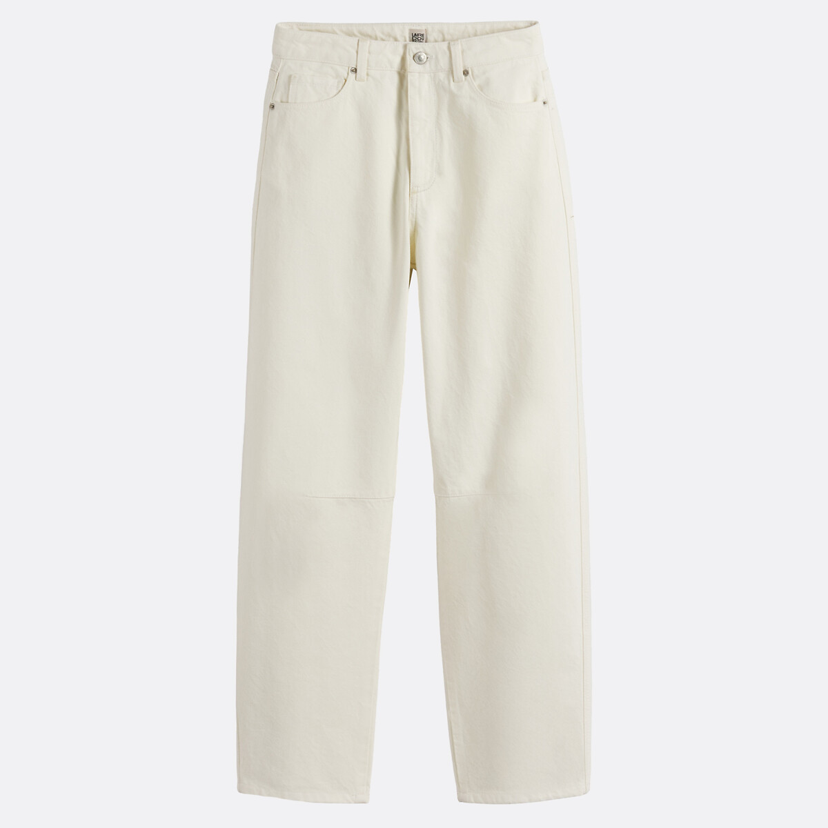 Jeans larghi barrel, Signature ARMIDE avorio, LA REDOUTE COLLECTIONS
