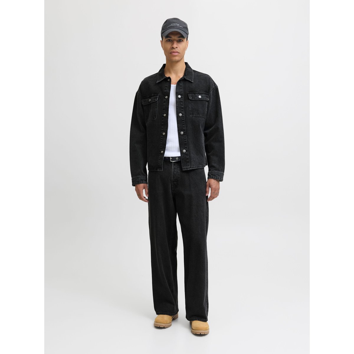 Jean À Coupe Wide black denim, JACK & JONES