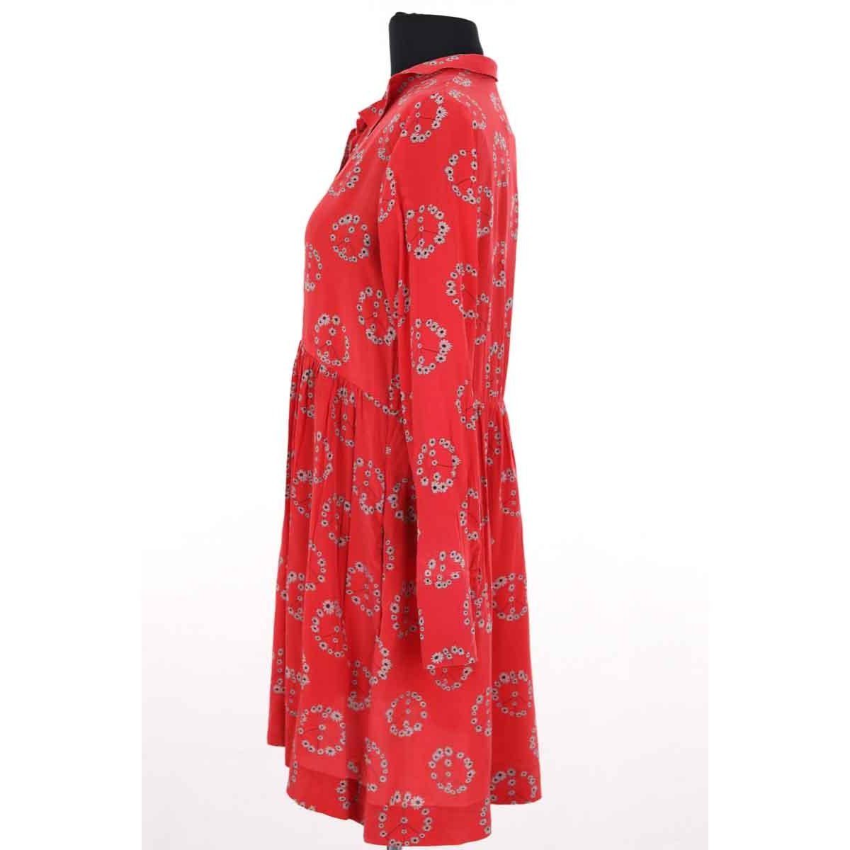 Robe - Très Bon État rouge, SANDRO