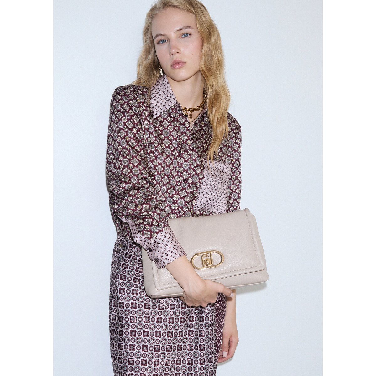 Grand Sac LaPuffy blanc, LIU JO