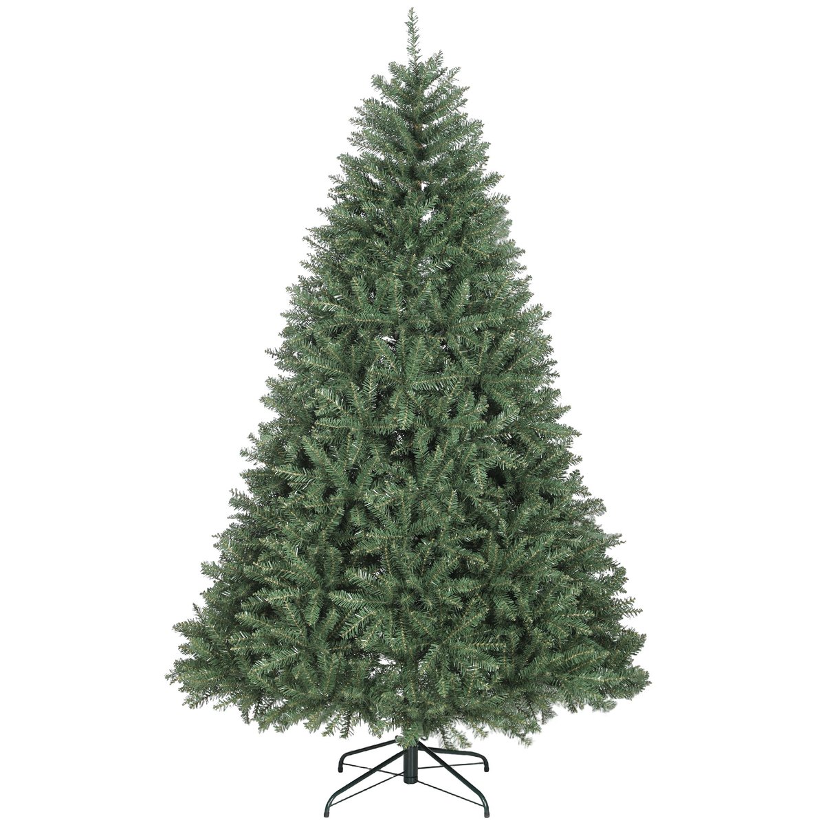 Sapin de Noël Plastique Vert vert, HOMCOM