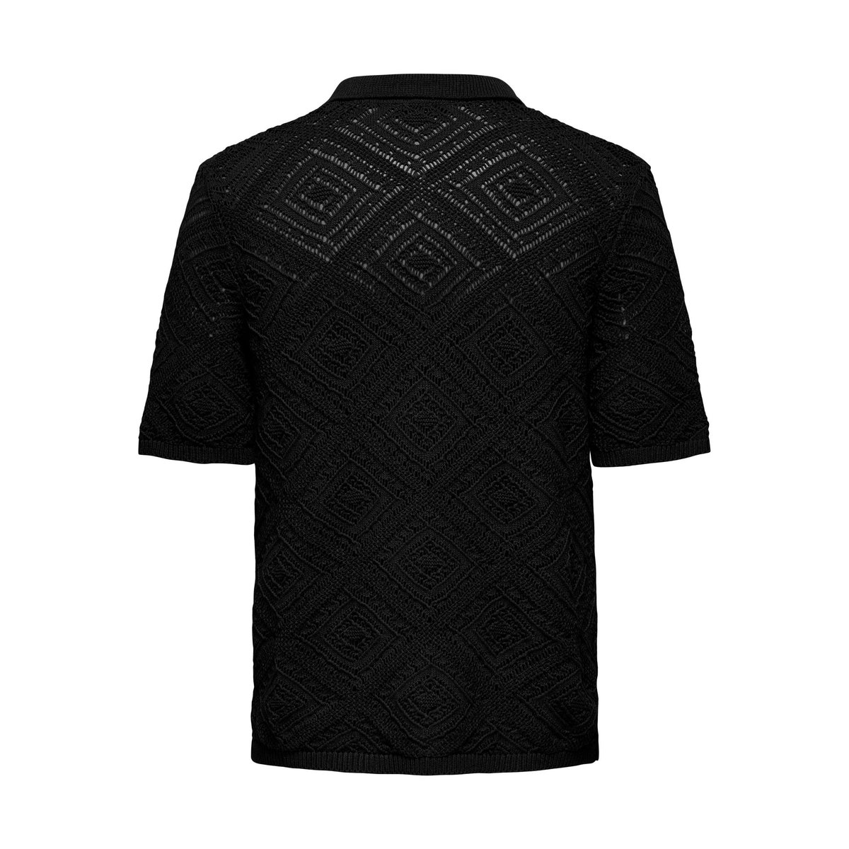 Chemise En Maille noire - black, ONLY & SONS