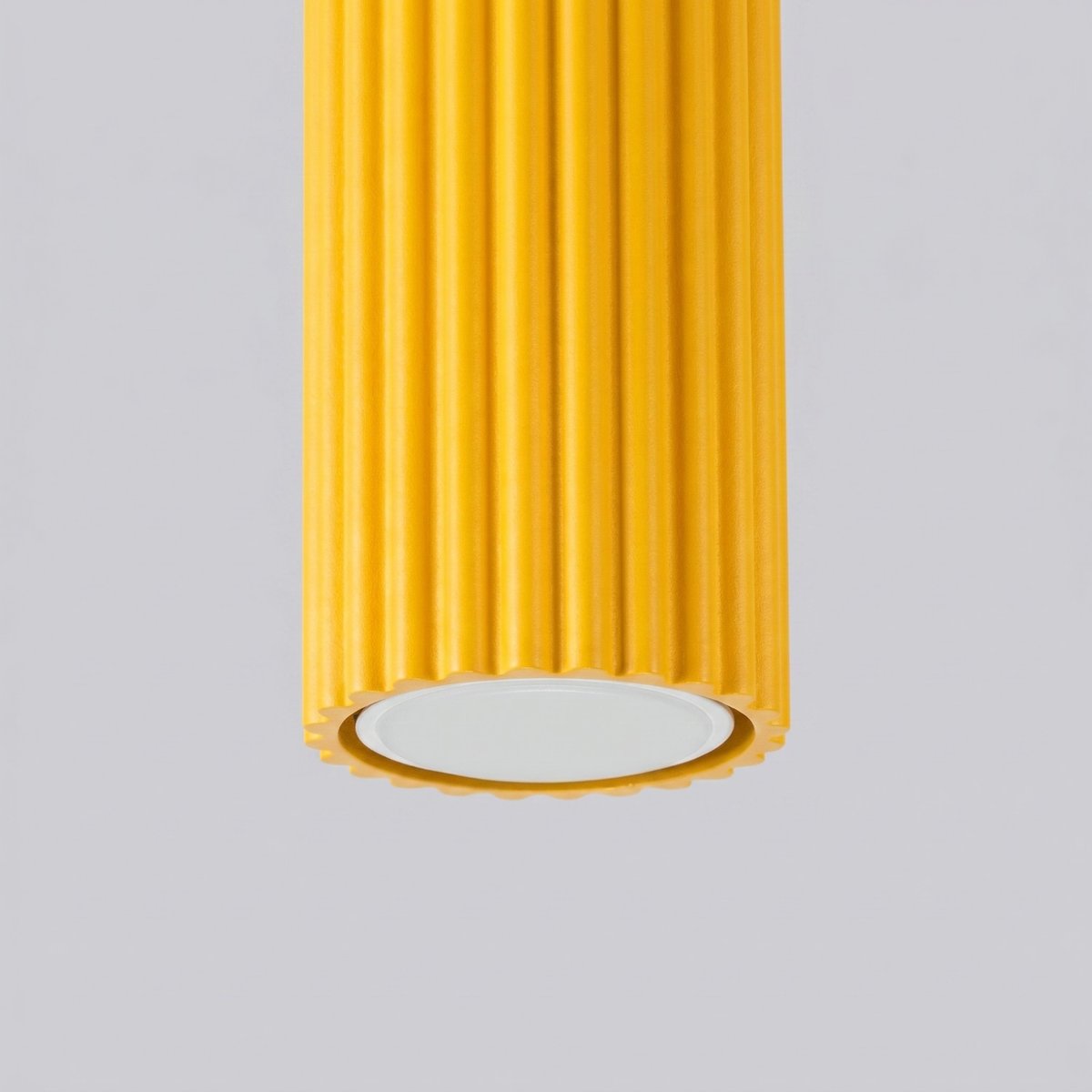 Plafonnier Aluminium Jaune GU10 1 KARBON jaune, EDEN