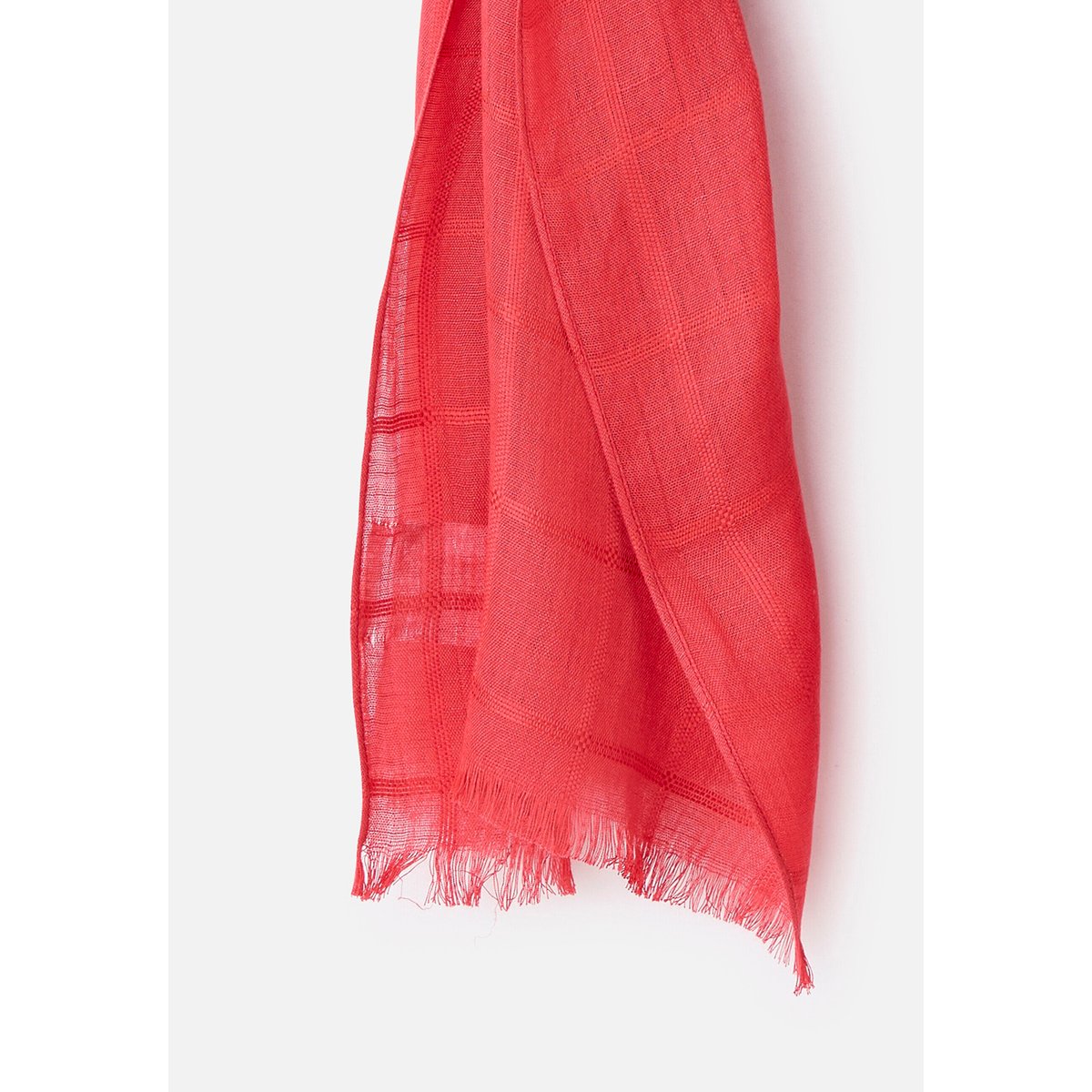 Etole tissu effet carreaux rouge brique, DAMART