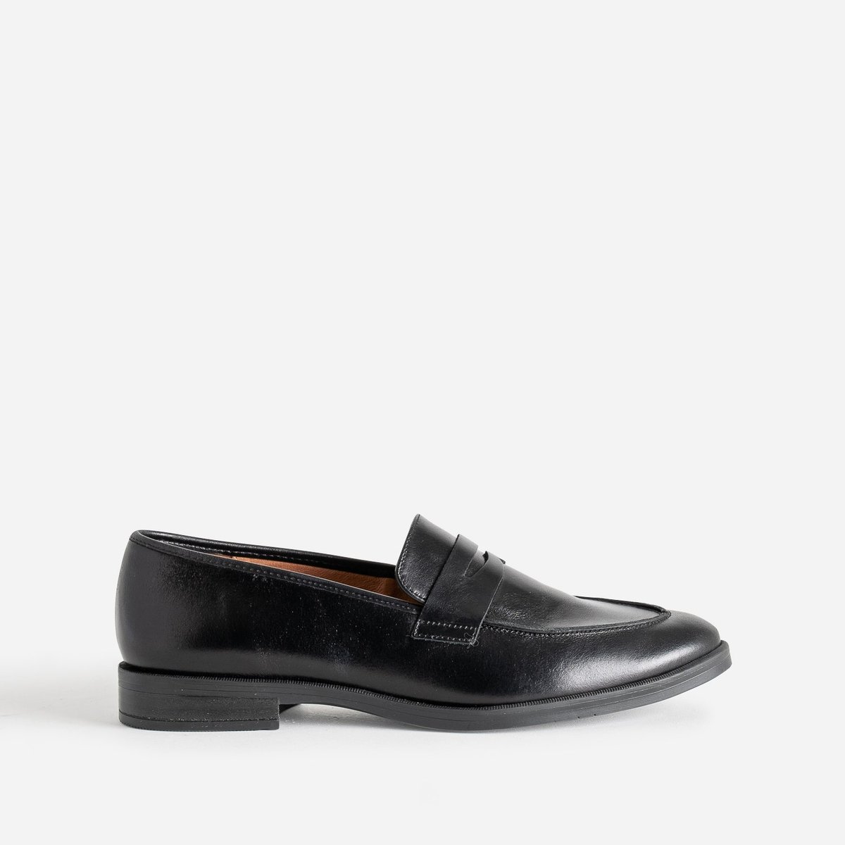 Mocassin en cuir HABUGA noir, ERAM