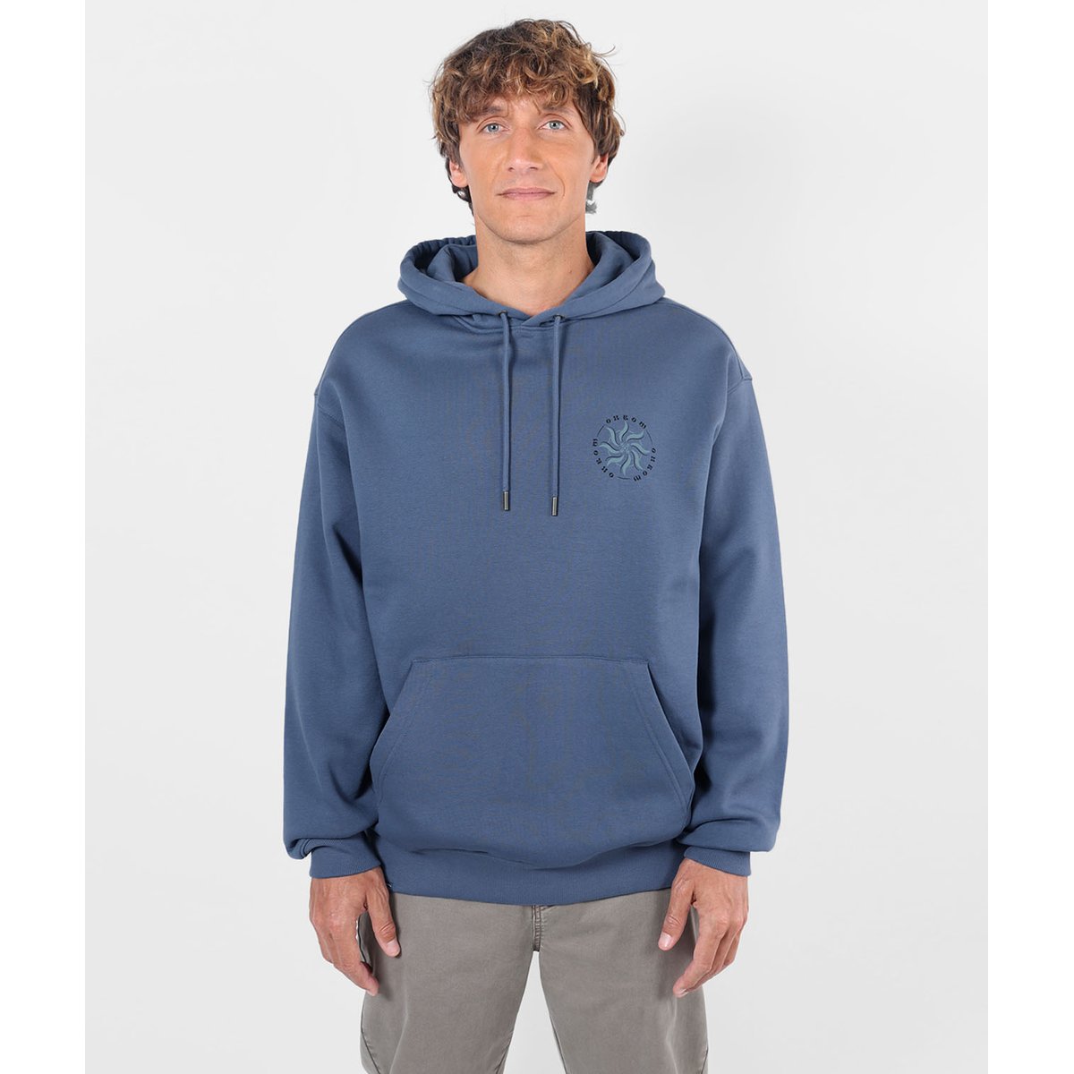 Sweat à capuche SHURIKEN vintage indigo, OXBOW