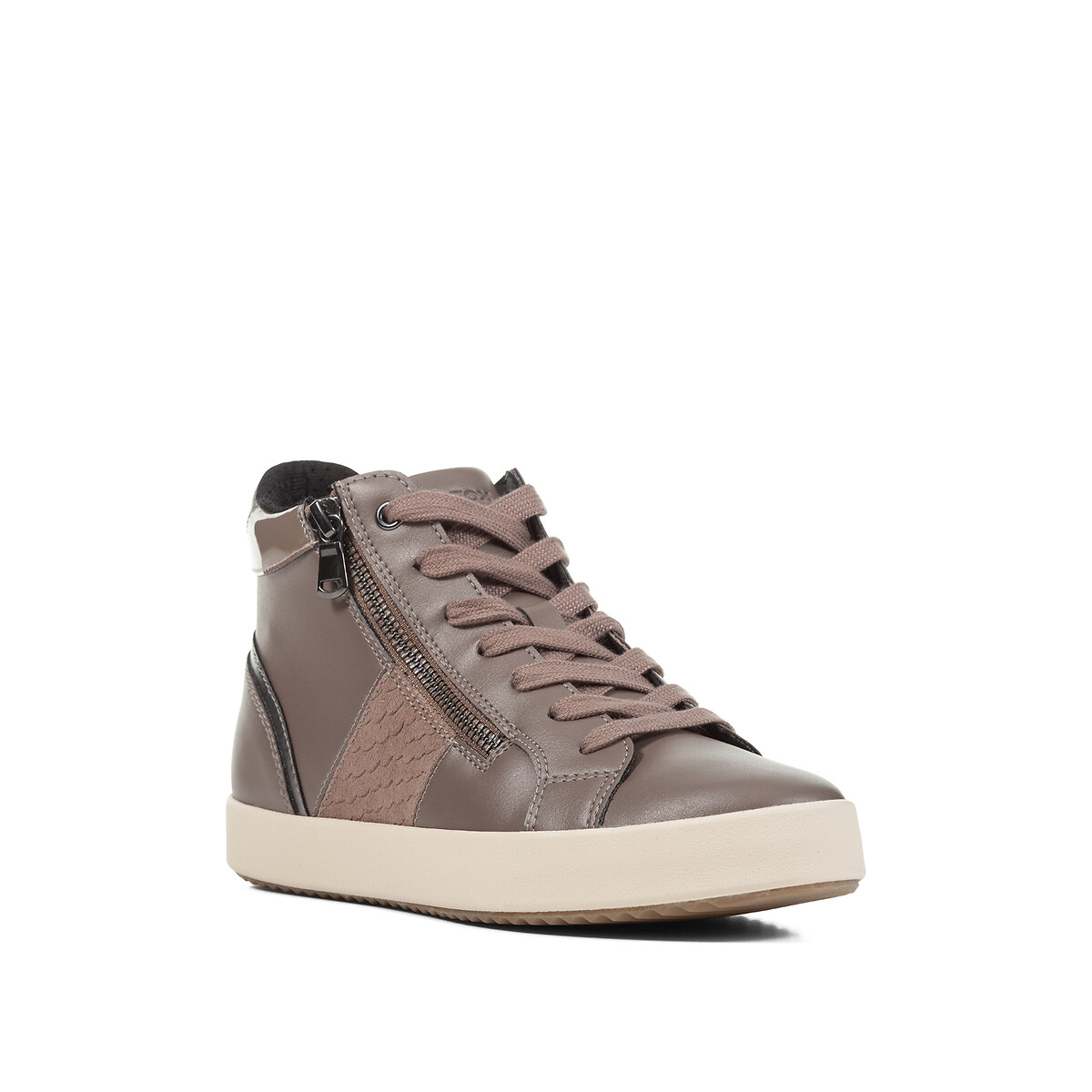 Baskets respirantes montantes Blomiee taupe, GEOX