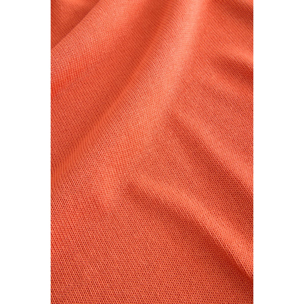 Sweat à capuche décontracté en maille légère orange corail, NEXT