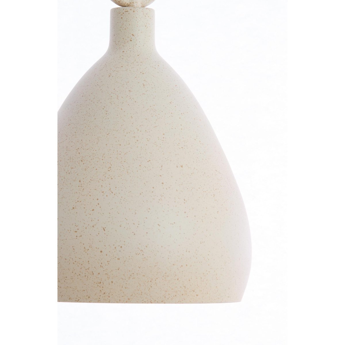 Lampe Suspendue Métal RISARI sable, LIGHT & LIVING 