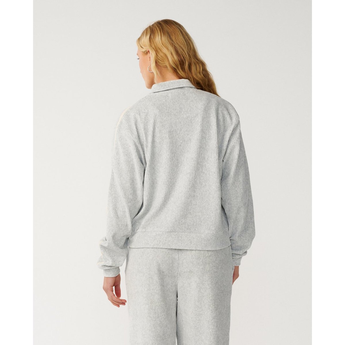 Sweat 3/4 ZIP COSY gris chiné, RIP CURL