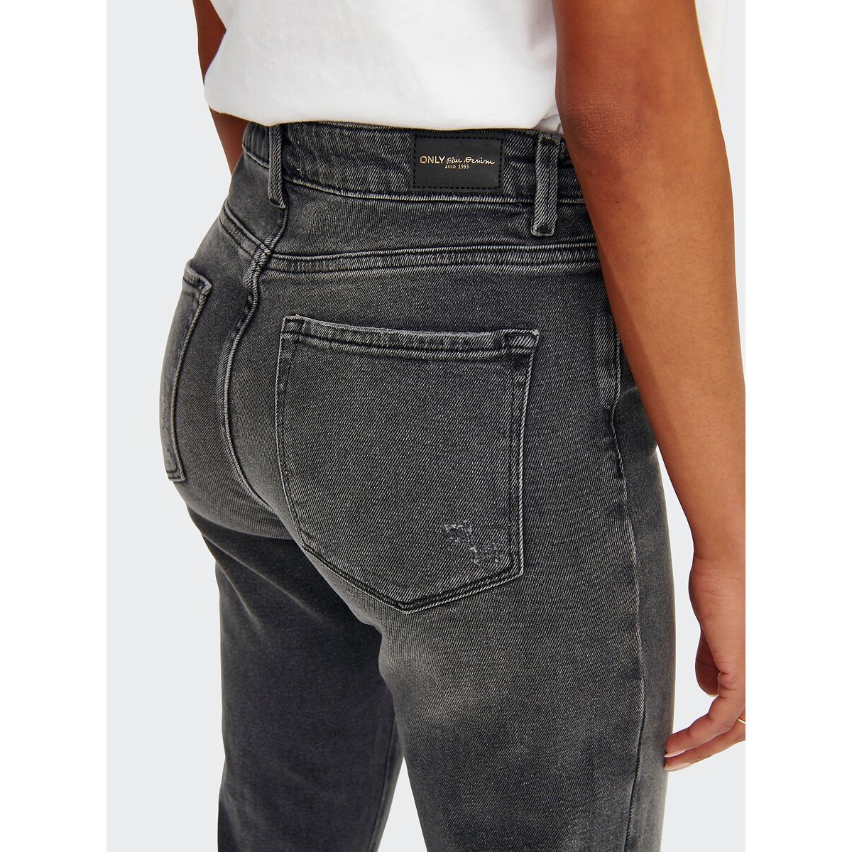 Slim Fit Jeans with High Waist denim grey, ONLY