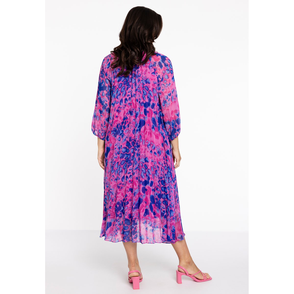 Robe plissée / plissé rose, YOEK