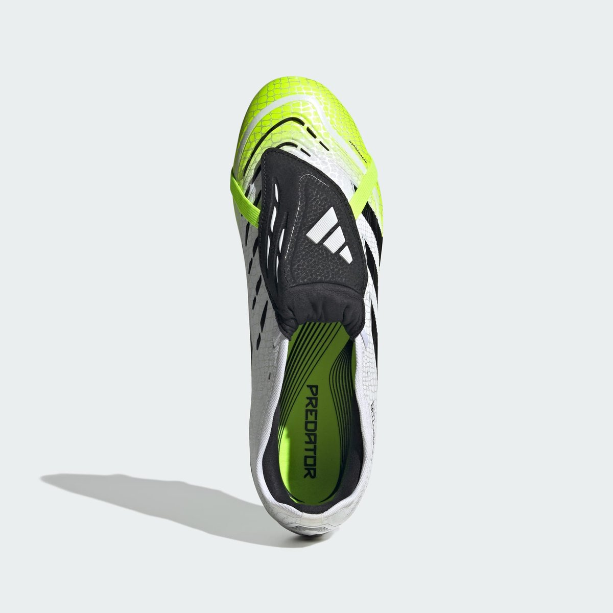 Chaussure Languette Rabattue Predator Pro Terrain Gras Chaussure Languette Rabattue Predator Pro Terrain Gras cloud white / core black / lucid lemon, adidas Performance