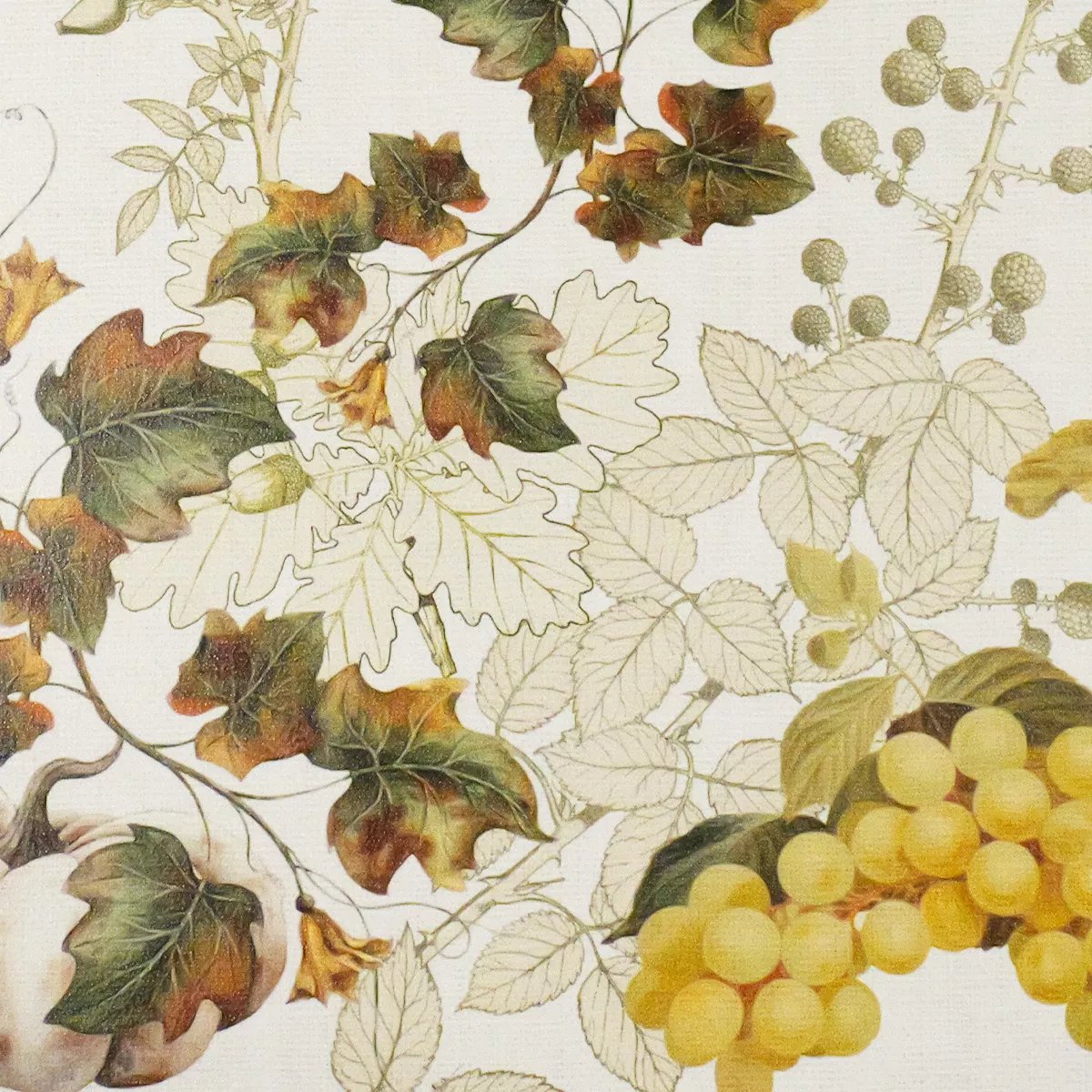 Set vinyle DELICES D'AUTOMNE potiron, GARNIER THIEBAUT