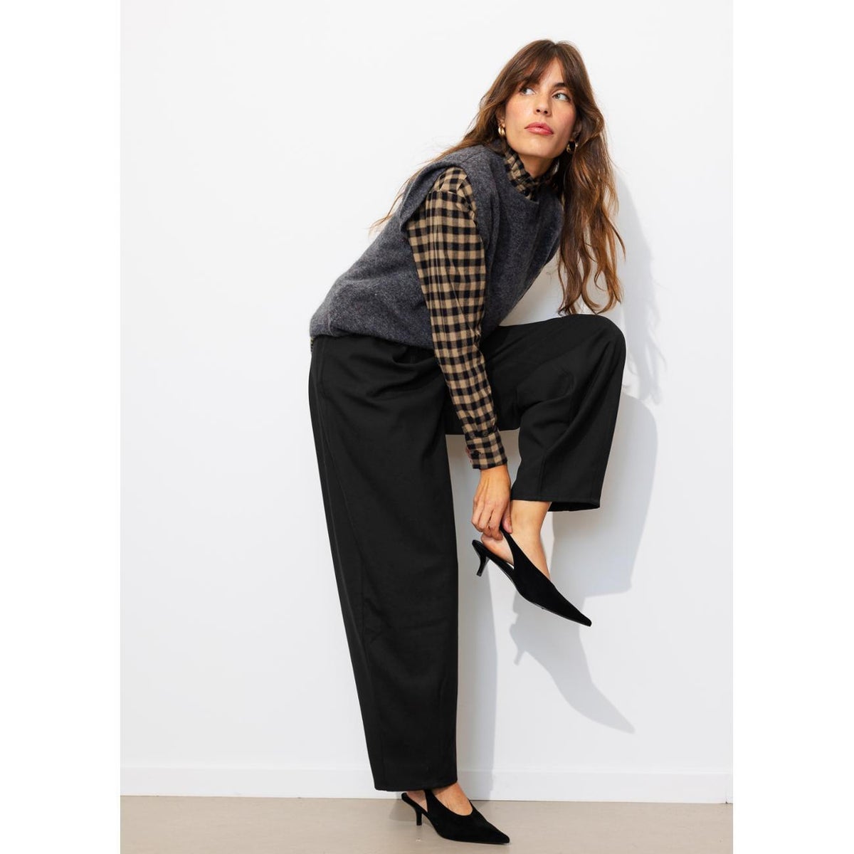 Pantalon balloon noir, PROMOD
