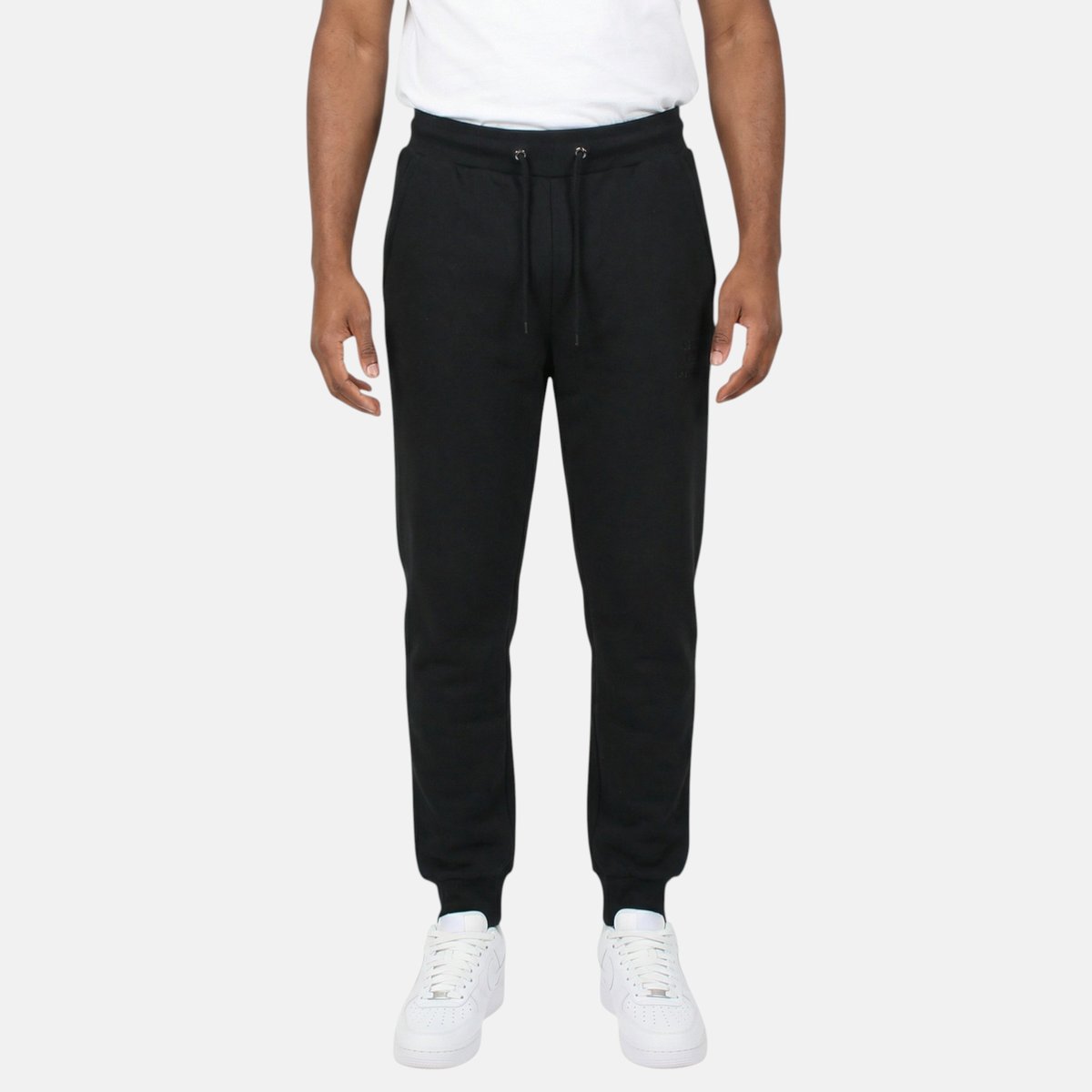 Pantalon de jogging à cordon de serrage, poches latérales et bas resserrés COMFORT noir, LEE COOPER