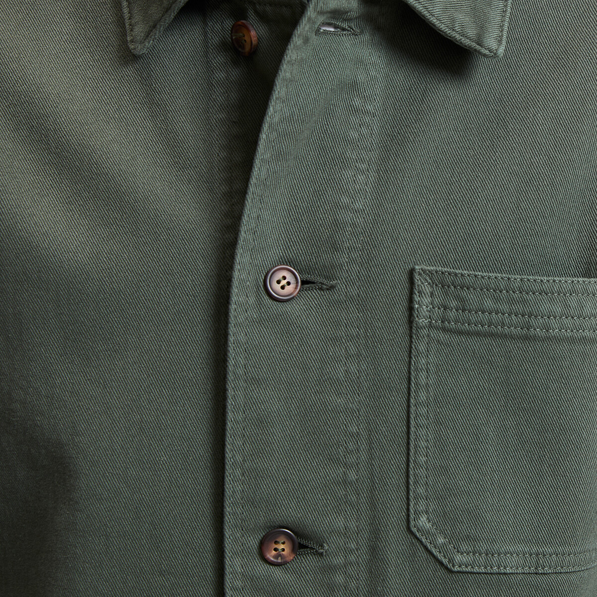 Signatures Hector Cotton Twill Utility Jacket khaki green, LA REDOUTE COLLECTIONS