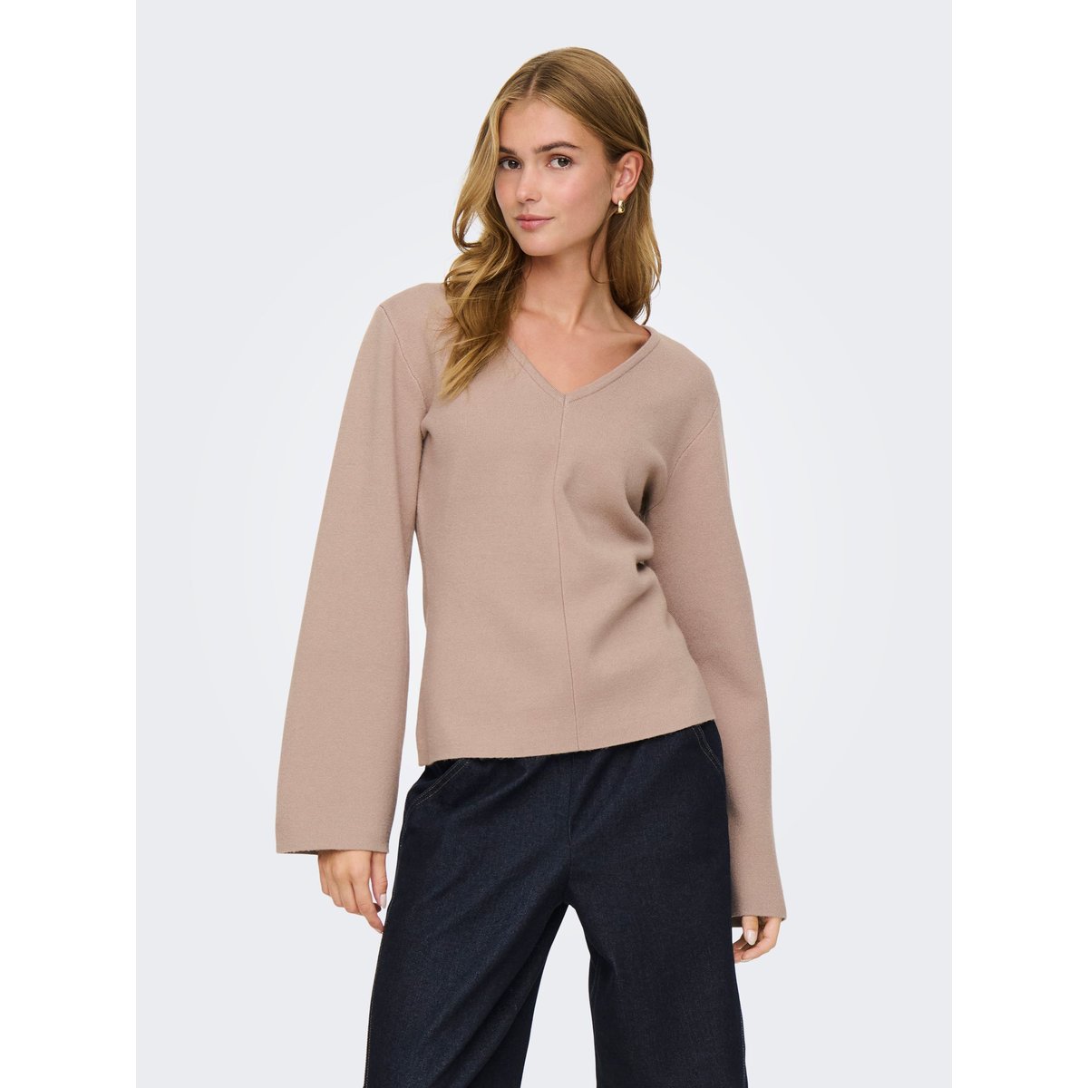 Pull En Maille mocha meringue, ONLY