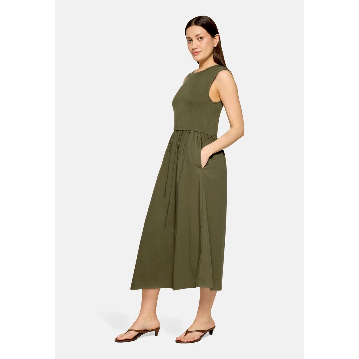 Robe casual à poches extérieures sea turtle, CARTOON