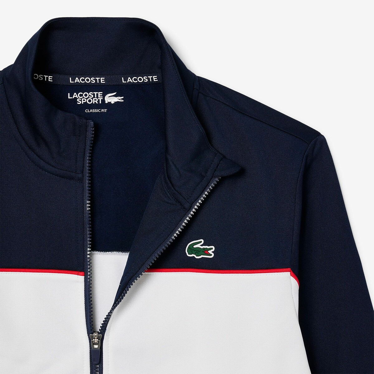 Veste Sport avec imprimé Lacoste marine/blanc, LACOSTE