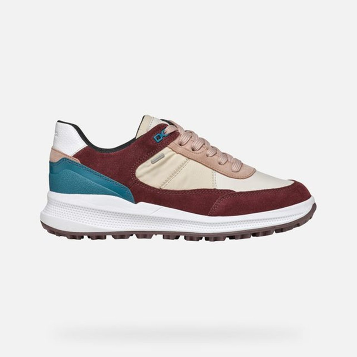 Baskets  D PG1X B ABX bordeaux/blanc cassé, GEOX