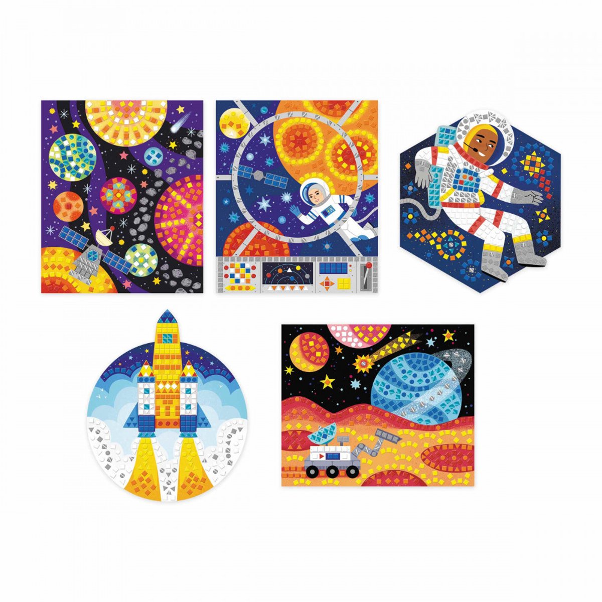 Mosaiques Espace multicolore, JANOD