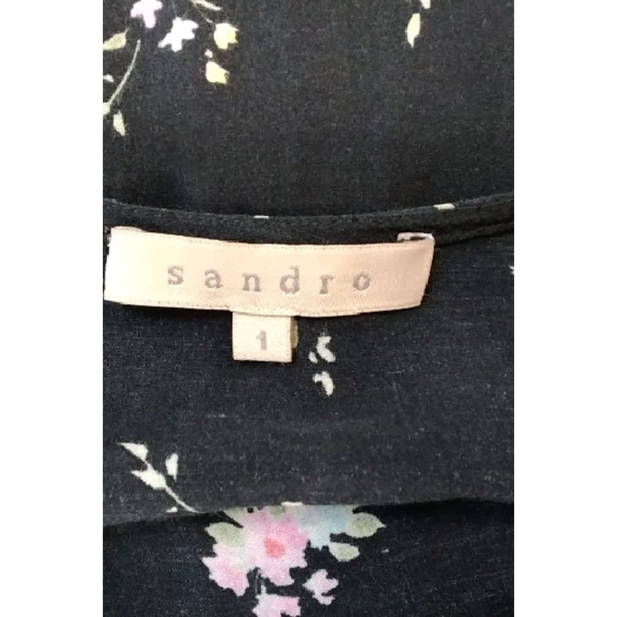 Robe - Bon État noir, SANDRO